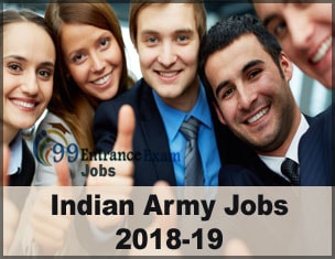 Indian Army Jobs 2018-19