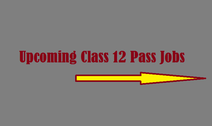 Upcoming class 12 Pass Jobs