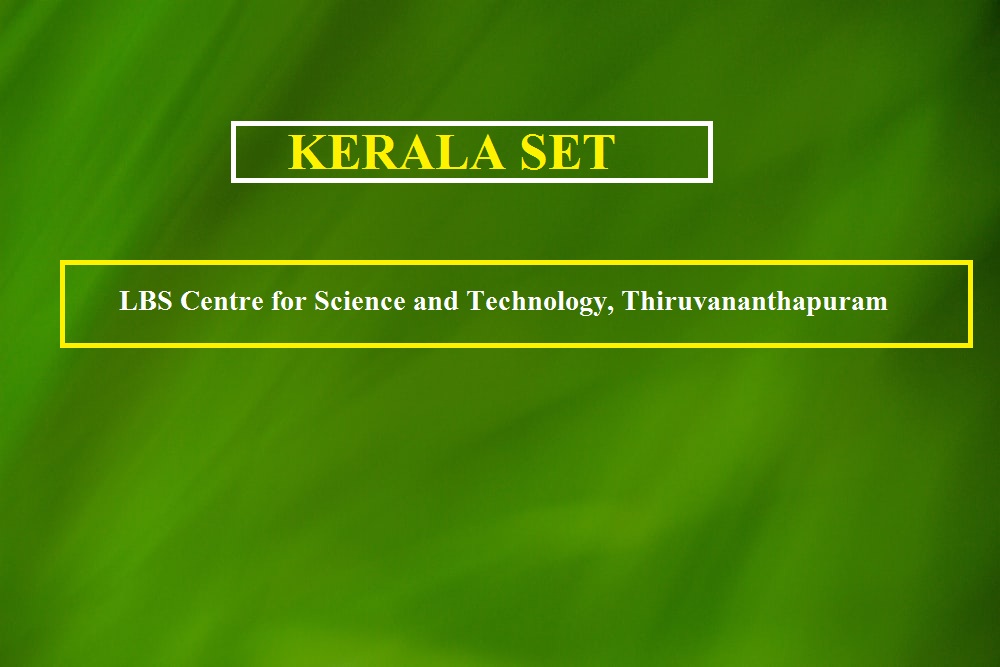 Kerala SET 2023