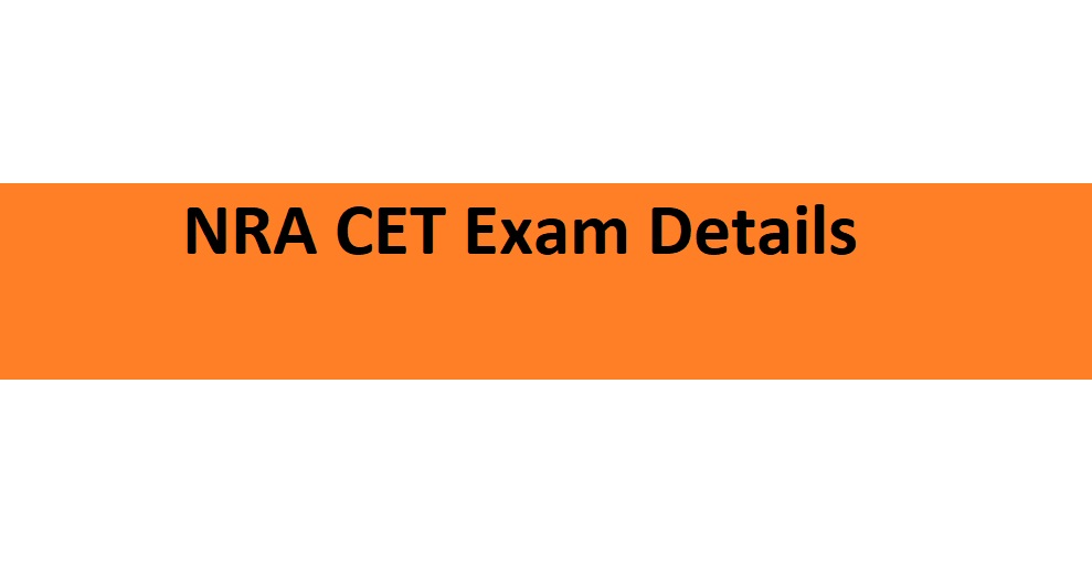 NRA CET 2023