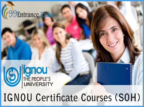 IGNOU Certificate Courses (SOH)