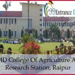 RMD College Of Agriculture And Research Station, Raipur