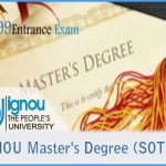 IGNOU Master's Degree (SOTST)