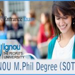 IGNOU M.Phil Degree (SOTST)