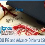 IGNOU PG and Advance Diploma (SOCE)