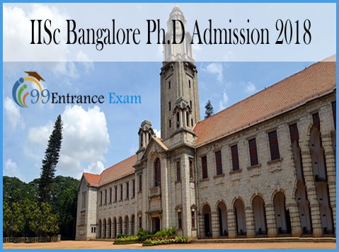 IISc Bangalore Ph.D Admission 2018