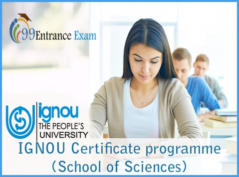 IGNOU Certificate programme(School of Sciences)