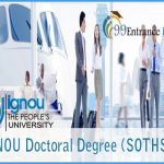 IGNOU Doctoral Degree (SOTHSM)