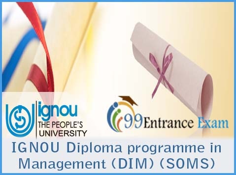 IGNOU Diploma programme in Management (DIM) (SOMS)
