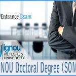IGNOU Doctoral Degree (SOMS)