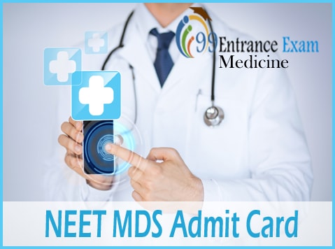 NEET MDS Admit card