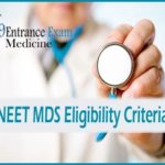NEET MDS Eligibility criteria 2022