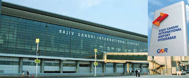 • Rajiv Gandhi International Airport, Hyderabad