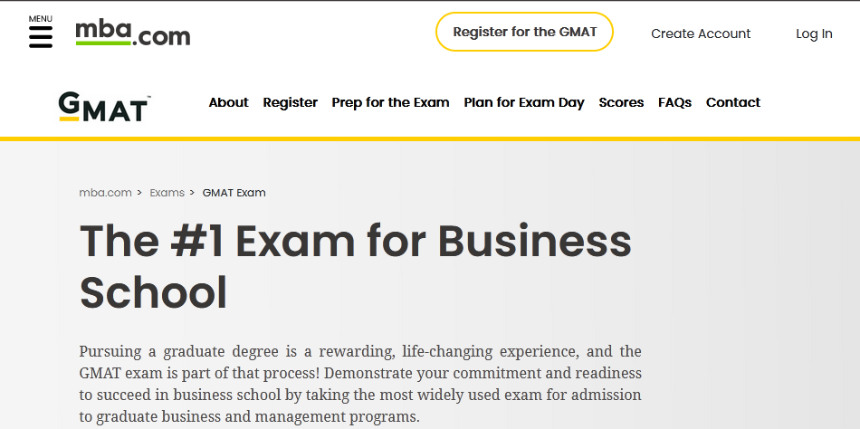 GMAT Exam