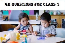 GK Questions for class 1