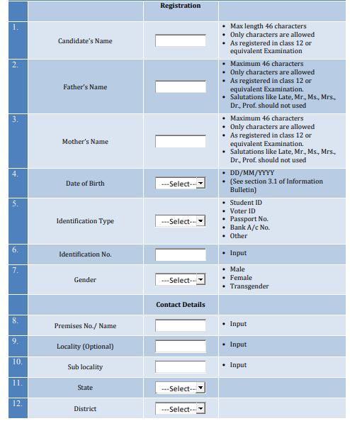 WBJEE Registration