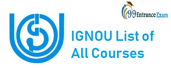 IGNOU List of courses