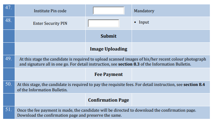 wbjee registration step 3