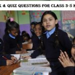 Gk questions for class 3-5