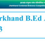 Jharkhand b.ed admission