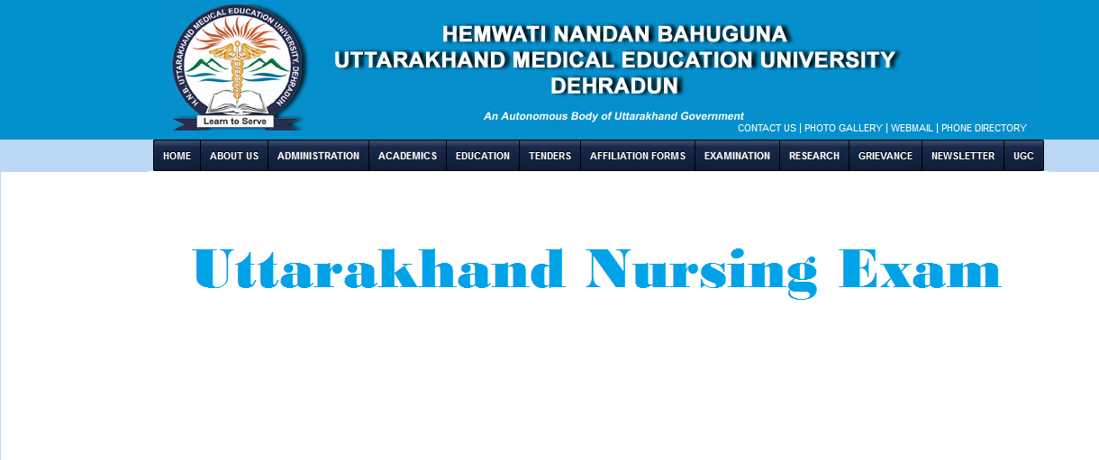 Uttarakhand Nursing Exam
