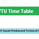 CSVTU Time Table 2024