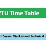CSVTU Time Table 2024
