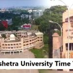 Kurukshetra University Time Table