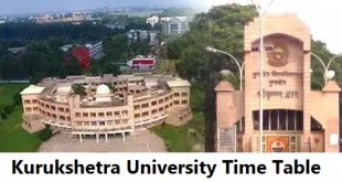 Kurukshetra University Time Table 2022