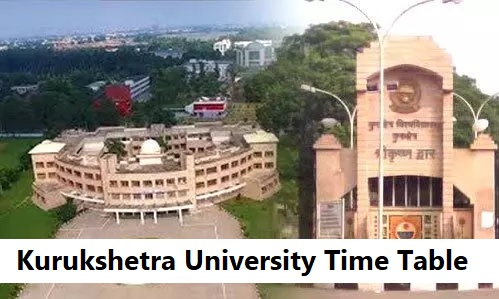 Kurukshetra University Time Table