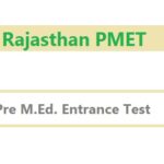 Rajasthan PMET 2023