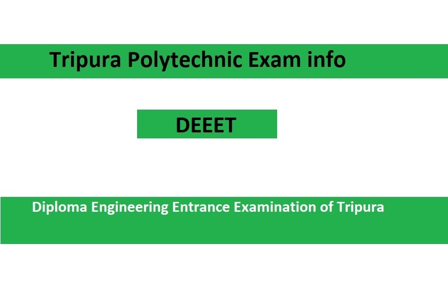 Tripura Polytechnic (DEEET) 2024