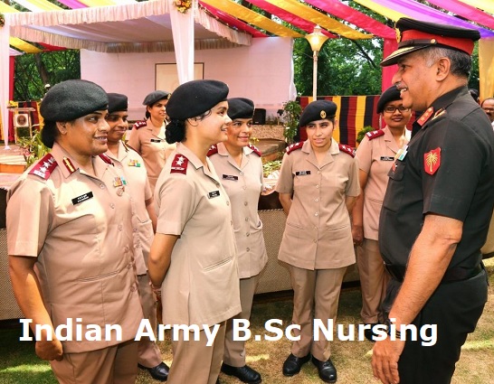 Army B.sc nursing 2023