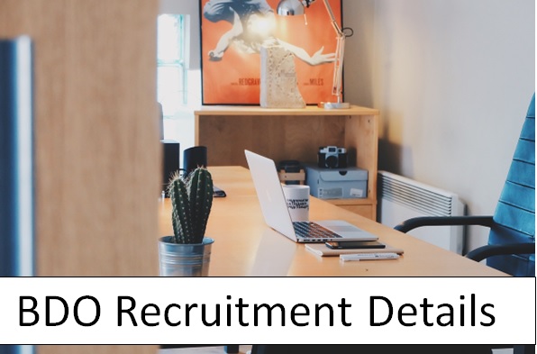 BDO Recruitment Details