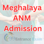 Meghalaya ANM admission 2024